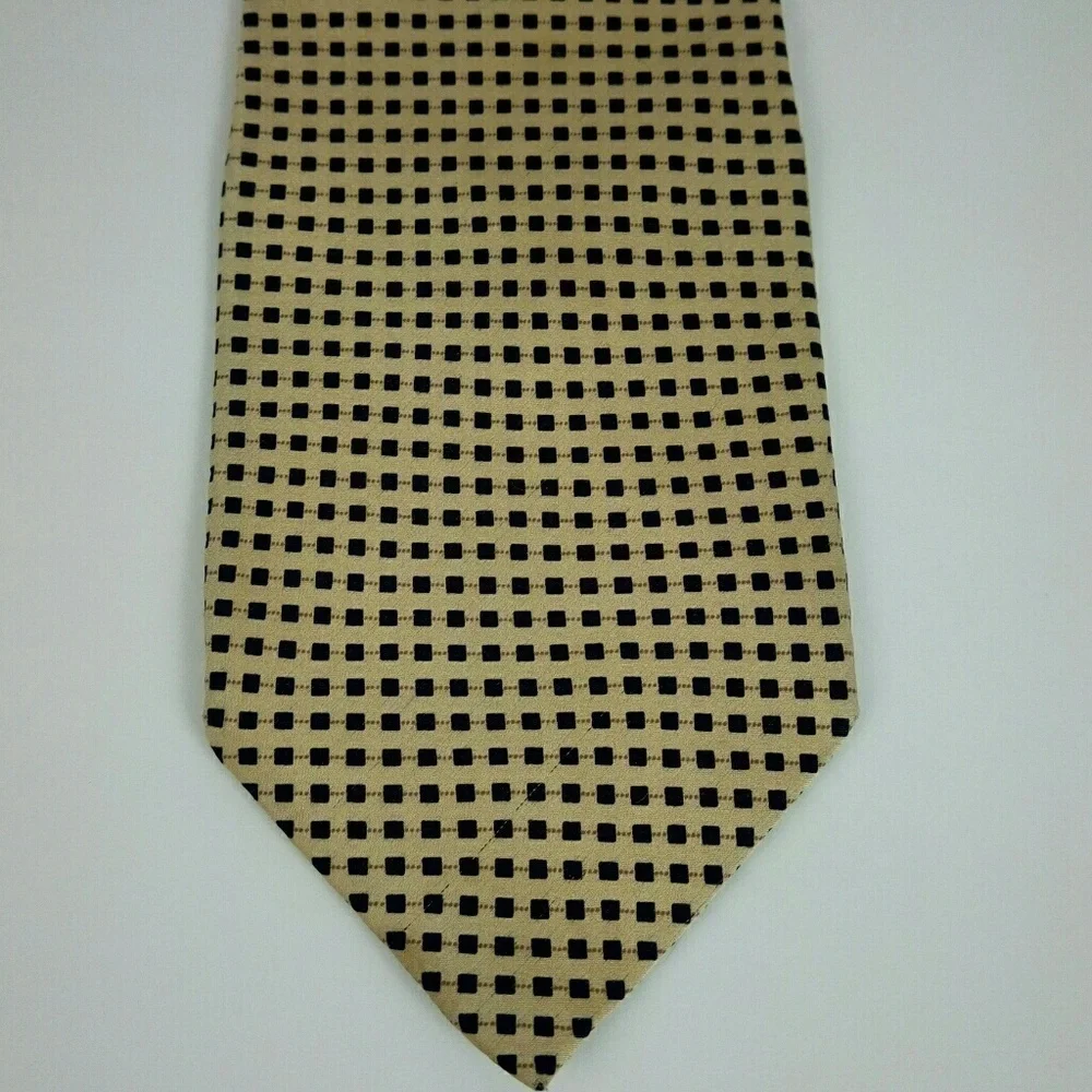 Bergamo New York Yellow Silk Men's Tie